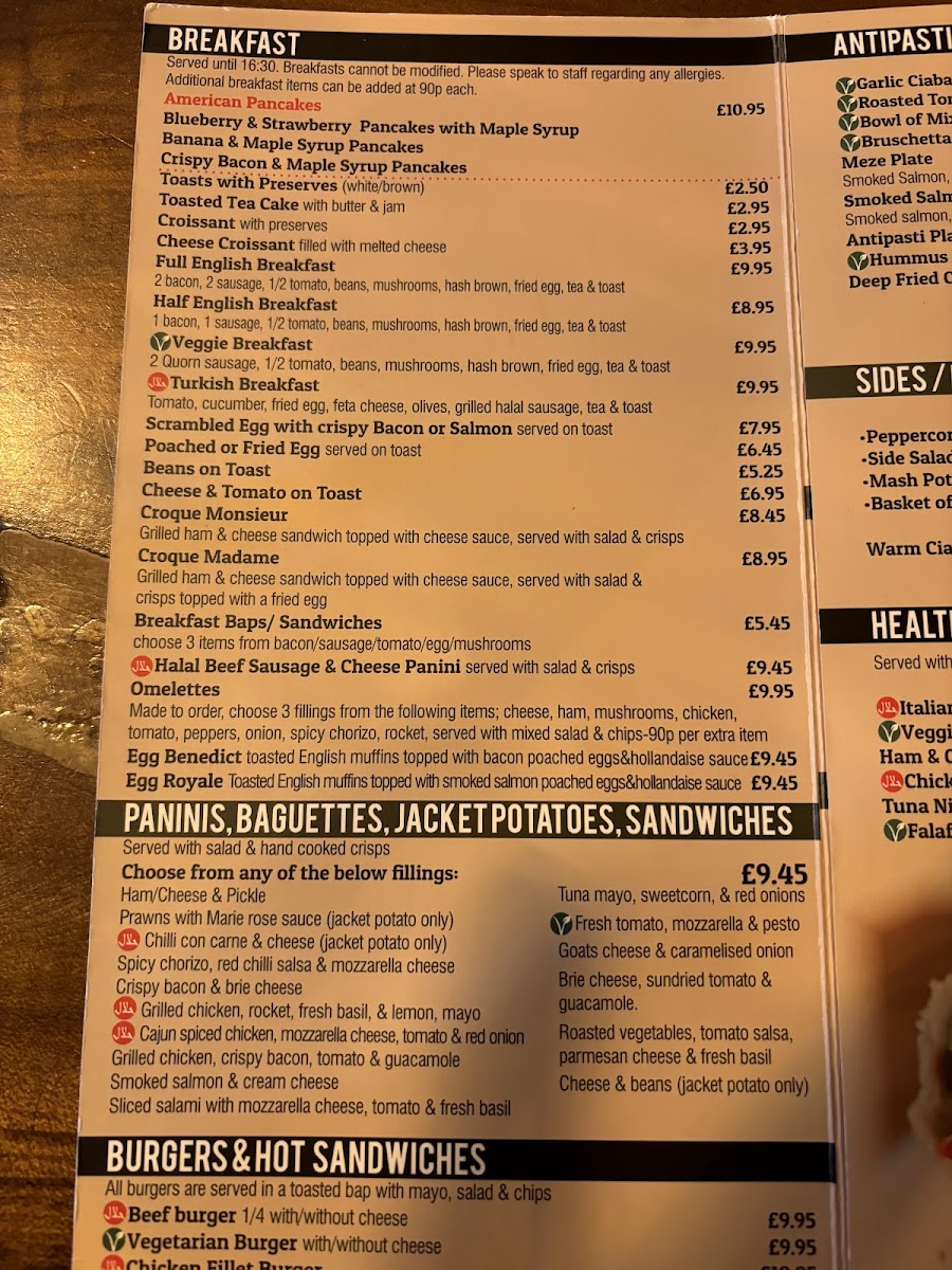 Cafe Italia Menu - Image 2